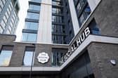 Exterior view of The Social Hub in the Merchant City, Glasgow.