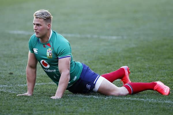 Duhan van der Merwe says he is content with his decision to play for Scotland. Picture: Steve Haag/PA Wire