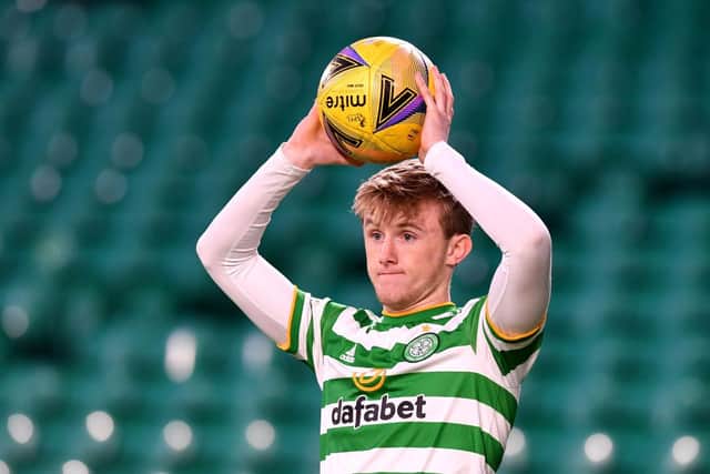 Ewan Henderson of Celtic has arrived, initially on loan. (Photo by Mark Runnacles/Getty Images)