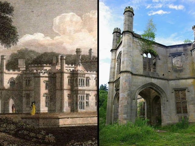 George Murray, the 5th Earl of Dunmore, commissioned William Wilkins to build this estate in 1820 and it was completed in 1825. The Murrays eventually abandoned the building in 1911. The location, found in Falkirk, was used in the first episode of Outlander as the field hospital where Claire treats wounded soldiers.