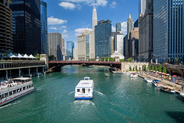 Cruise the Chicago River and find your bearings with a Chicago Architecture Foundation Center River Cruise, for views of the architecture and informed guides who cover everything from the great fire to the first skyscraper and on to the pioneering modern architecture. Pic: Contributed