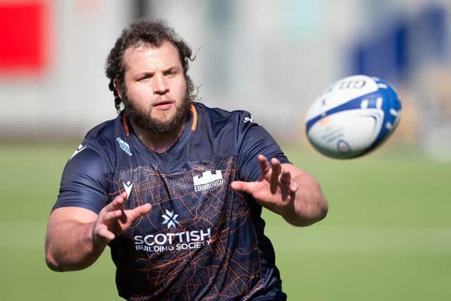 Pierre Schoeman is back in the Edinburgh team. (Photo by Ewan Bootman / SNS Group)