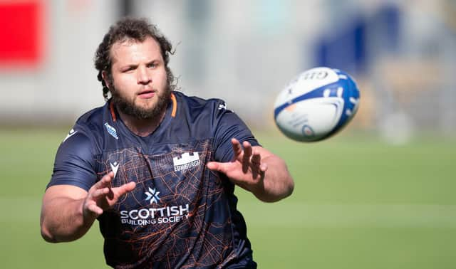 Pierre Schoeman is back in the Edinburgh team. (Photo by Ewan Bootman / SNS Group)