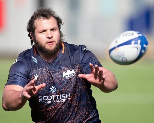 Pierre Schoeman is back in the Edinburgh team. (Photo by Ewan Bootman / SNS Group)
