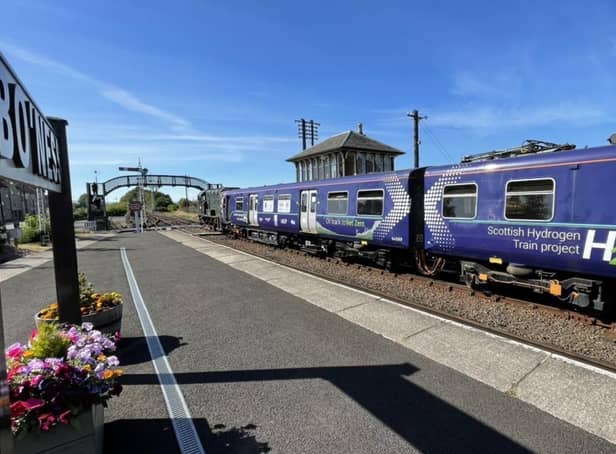 The Scottish Hydrogen Train project is developing the technology on the Bo'ness & Kinneil Railway using a former ScotRail train. Picture: Scottish Enterprise