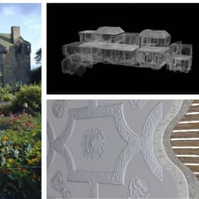 Kellie Castle and the 3D imaging of its historic ceilings (Pics: Brian Chapple /National Trust for Scotland)