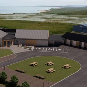 An artist\'s impression of the new development on the site of the former Tufted Duck hotel in St Combs (Image: Baxter Design)