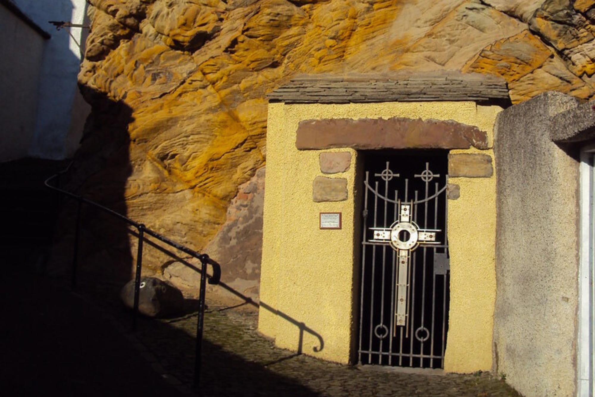 Legends of historic Fife cave inhabited by saint to be told in film screened in 'atmospheric' cave itself