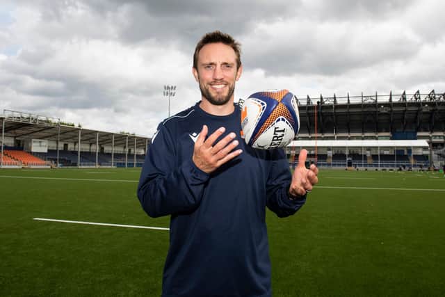 New Edinburgh coach Mike Blair at the club's stadium which boasts an artificial playing surface. Picture: Paul Devlin/SNS
