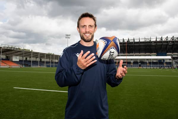 New Edinburgh coach Mike Blair at the club's stadium which boasts an artificial playing surface. Picture: Paul Devlin/SNS