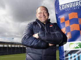 WP Nel is pictured at the DAM Health Stadium after signing a one-year contract extension with Edinburgh. (Photo by Ewan Bootman / SNS Group)