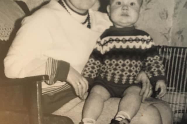 Elspeth Ross in the mid-1960s with her second son. Picture: Contributed.