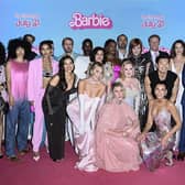 The Barbie cast during the European Premiere. Image: Gareth Cattermole/Getty Images