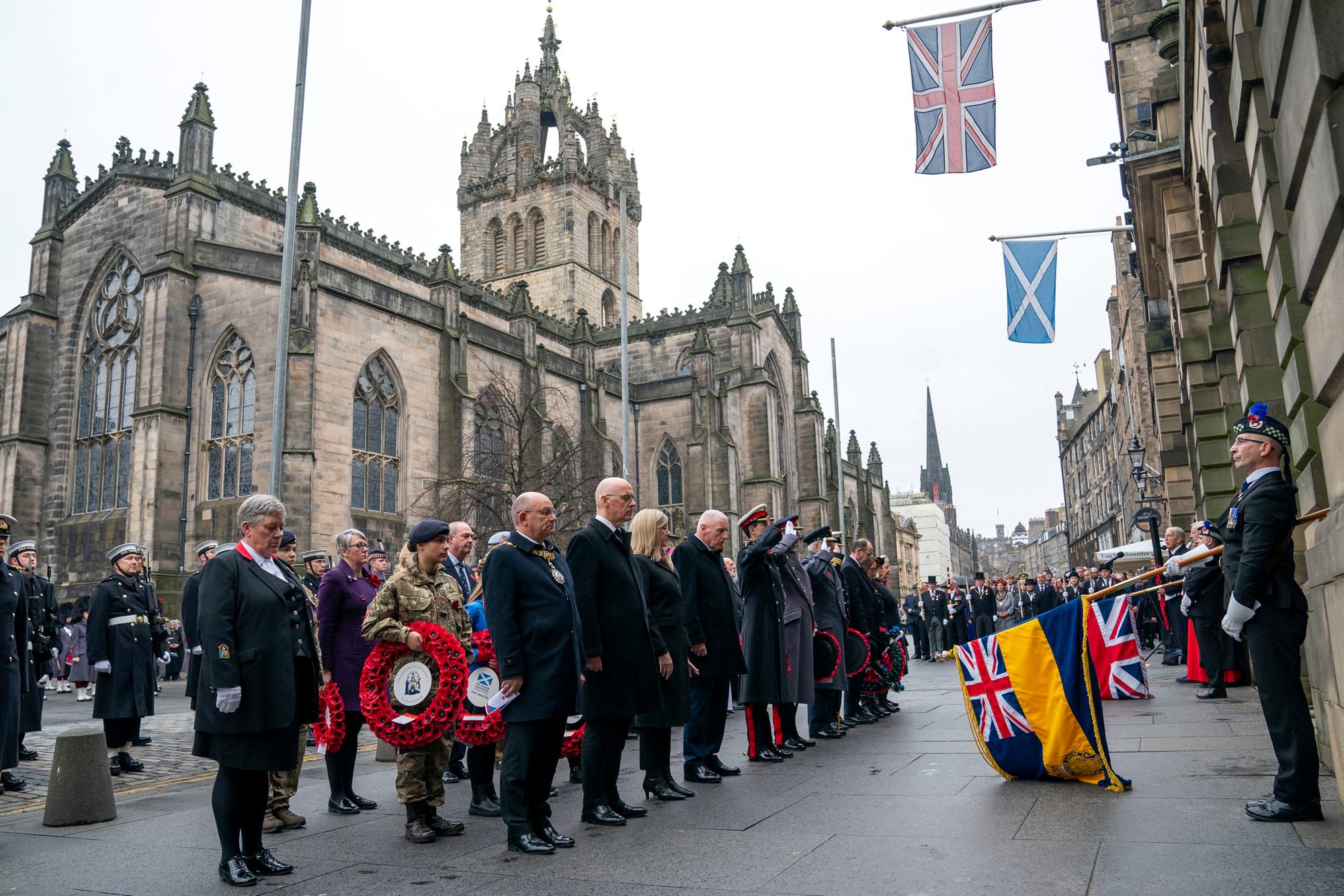 In pictures: Poignant Remembrance Sunday events are staged across Scotland