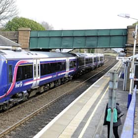 Emergency services attended at Polmont Railway Station earlier today after a person was struck by a train (Picture: Michael Gillen, National World)