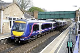 Emergency services attended at Polmont Railway Station earlier today after a person was struck by a train (Picture: Michael Gillen, National World)