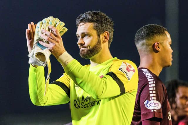 Hearts' Craig Gordon is back in the group.