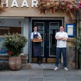 Dean and Tasso outside Haar in St Andrews (Pic: Submitted)