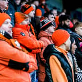 Dundee Utd fans travelled in good numbers to Dingwall on Saturday to see their team lose 4-0 to relegation rivals Ross County   (Photo by Alan Harvey / SNS Group)