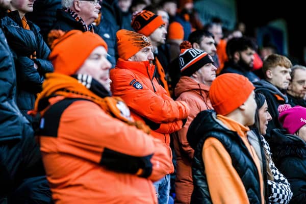 Dundee Utd fans travelled in good numbers to Dingwall on Saturday to see their team lose 4-0 to relegation rivals Ross County   (Photo by Alan Harvey / SNS Group)