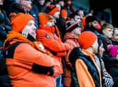 Dundee Utd fans travelled in good numbers to Dingwall on Saturday to see their team lose 4-0 to relegation rivals Ross County   (Photo by Alan Harvey / SNS Group)