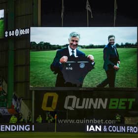 Tributes are planned for the late Hibs chairman Ron Gordon.