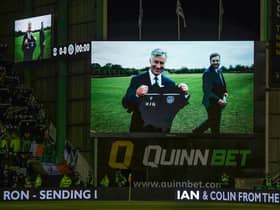 Tributes are planned for the late Hibs chairman Ron Gordon.
