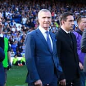 Graeme Souness with some other men at a men's game, just before getting down to analysing the finer points of men's football.