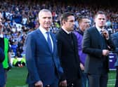 Graeme Souness with some other men at a men's game, just before getting down to analysing the finer points of men's football.