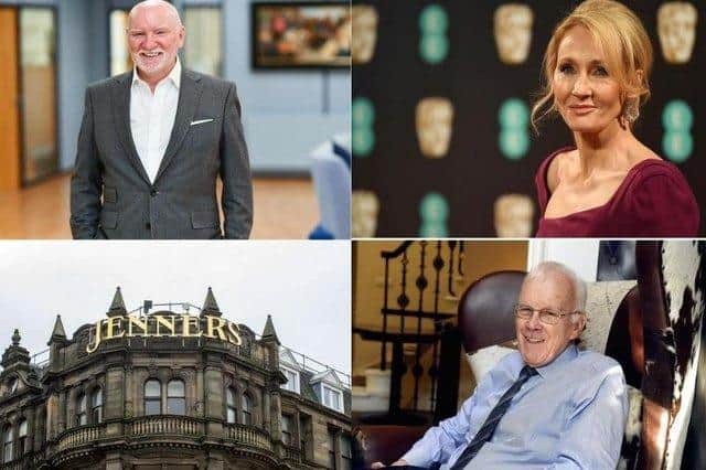 JK Rowling, Anders Povlsen and Sir Ian Wood are among the richest people in Scotland.
