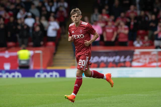 Leighton Clarkson impressed on his debut for Aberdeen. (Photo by Ross Parker / SNS Group)