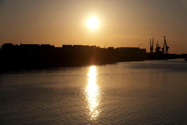 The banks of the River Clyde were once the beating heart of heavy industry in Scotland and are now home to cutting-edge research (Picture: Andy Buchanan/AFP via Getty Images)