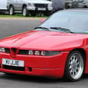 A 1989 3.0 litre V6 Alfa Romeo SZ by Zagato, nicknamed Il Mostro - the monster