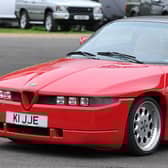 A 1989 3.0 litre V6 Alfa Romeo SZ by Zagato, nicknamed Il Mostro - the monster
