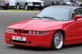 A 1989 3.0 litre V6 Alfa Romeo SZ by Zagato, nicknamed Il Mostro - the monster