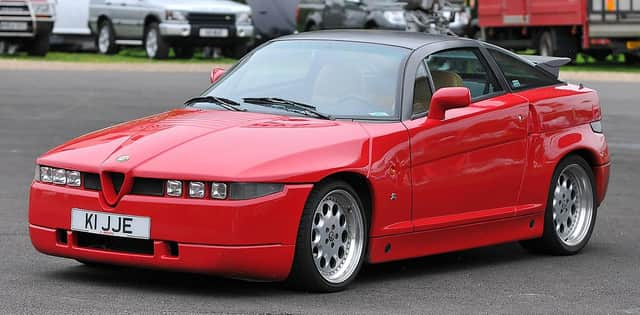 A 1989 3.0 litre V6 Alfa Romeo SZ by Zagato, nicknamed Il Mostro - the monster