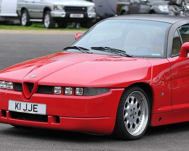 A 1989 3.0 litre V6 Alfa Romeo SZ by Zagato, nicknamed Il Mostro - the monster