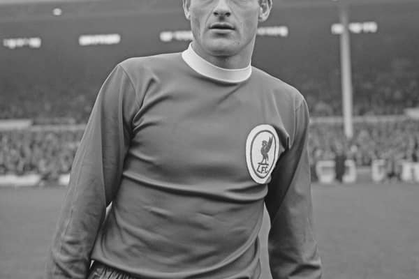 Roger Hunt in his Liverpool FC strip in November 1967 (Picture: Evening Standard/Hulton Archive/Getty Images)