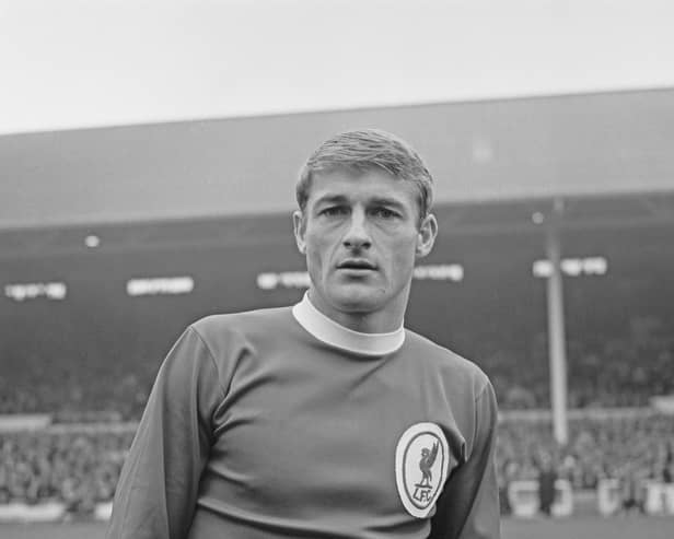 Roger Hunt in his Liverpool FC strip in November 1967 (Picture: Evening Standard/Hulton Archive/Getty Images)