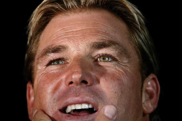 Tributes to the former Australia cricketer Shane Warne have already begun to poor in on social media. Photo: Gareth Copley/PA Wire.