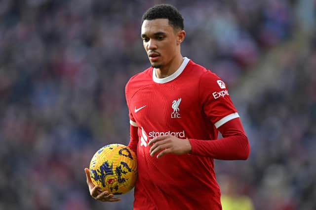 Trent Alexander-Arnold won't be playing on Sunday - but he has already made a big pre-match impact.