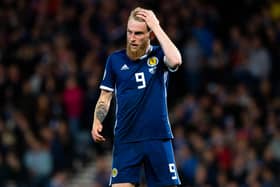 Scotland striker Oli McBurnie could be converted into a makeshift Sheffield United centre-half due to a defensive crisis. (Photo by Alan Harvey / SNS Group)