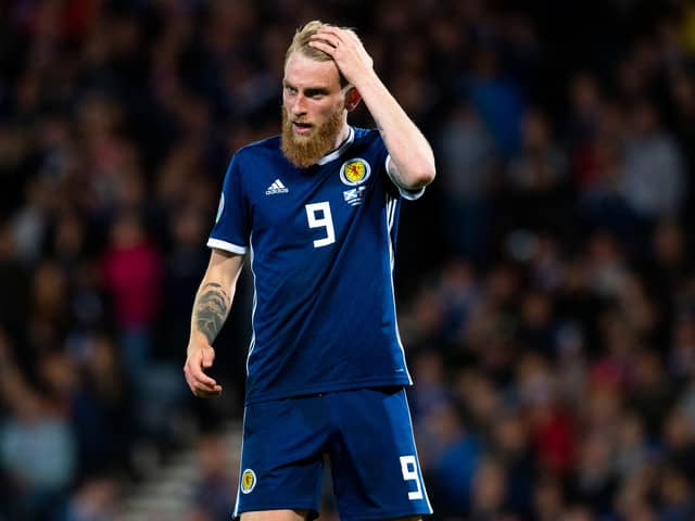 Scotland striker Oli McBurnie could be converted into a makeshift Sheffield United centre-half due to a defensive crisis. (Photo by Alan Harvey / SNS Group)