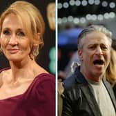 Jon Stewart says comments he made about the Harry Potter And The Philosopher’s Stone film were meant to be “light-hearted” and he was not accusing author JK Rowling of antisemitism.