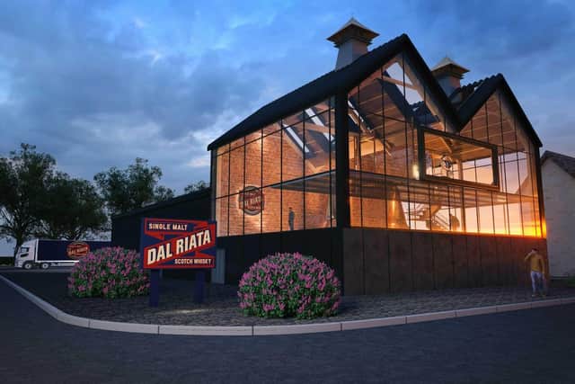 Plans for a new Dál Riata distillery in Campbeltown were announced in February, along with this CGI picture of how it will look