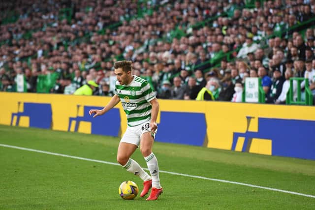 James Forrest in action for Celtic during their first-leg victory over AZ. Picture: SNS