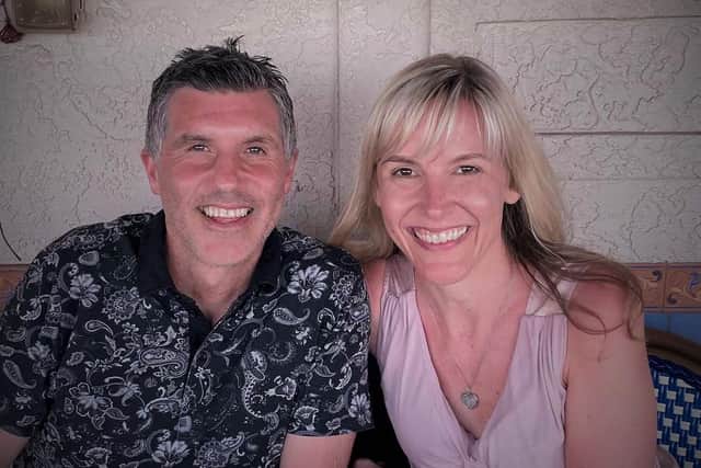Stuart Black, pictured with his wife Åsa , who led Nasa's talent acquisition programme and was tasked with finding the right people for mission control for Project Artemis. PIC: Contributed.