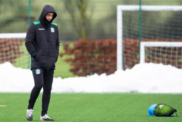 Hibs manager Jack Ross has been forced to play the transfer waiting game. Photo by Mark Scates / SNS Group