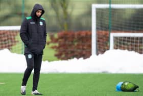 Hibs manager Jack Ross has been forced to play the transfer waiting game. Photo by Mark Scates / SNS Group