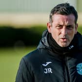 Jack Ross is unhappy with Hibs' allocation of tickets for the Premier Sports Cup final against Rangers (Photo by Euan Cherry / SNS Group)